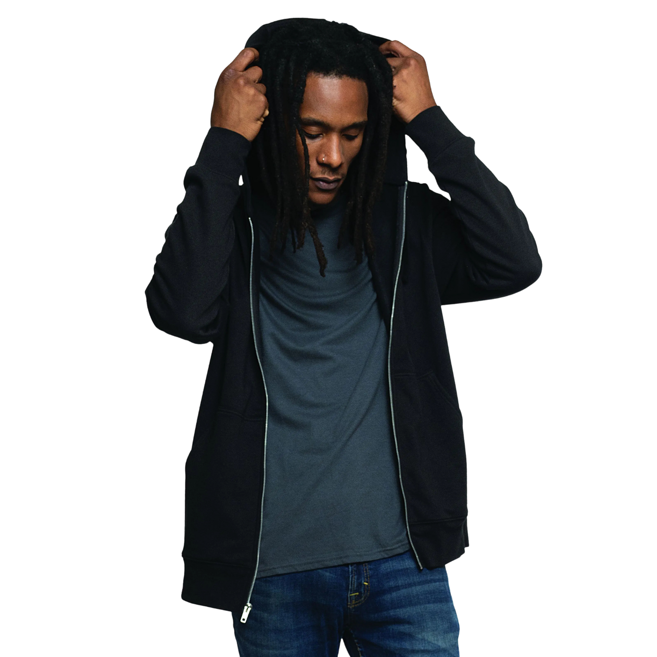 KOI Element- Triblend Ultrasoft Full-Zip Hoodie